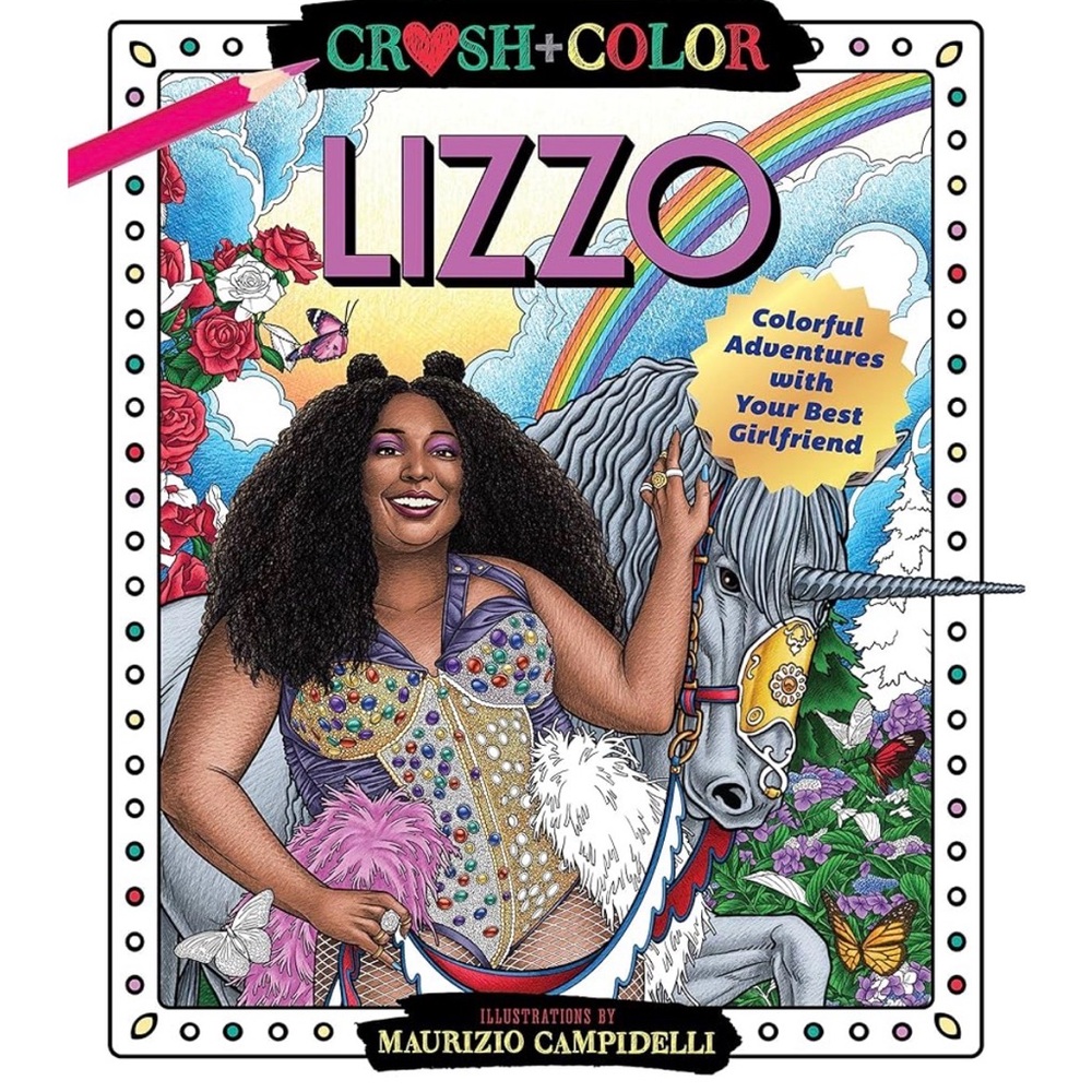 Lizzo Adult Coloring Book by Crush & Color!